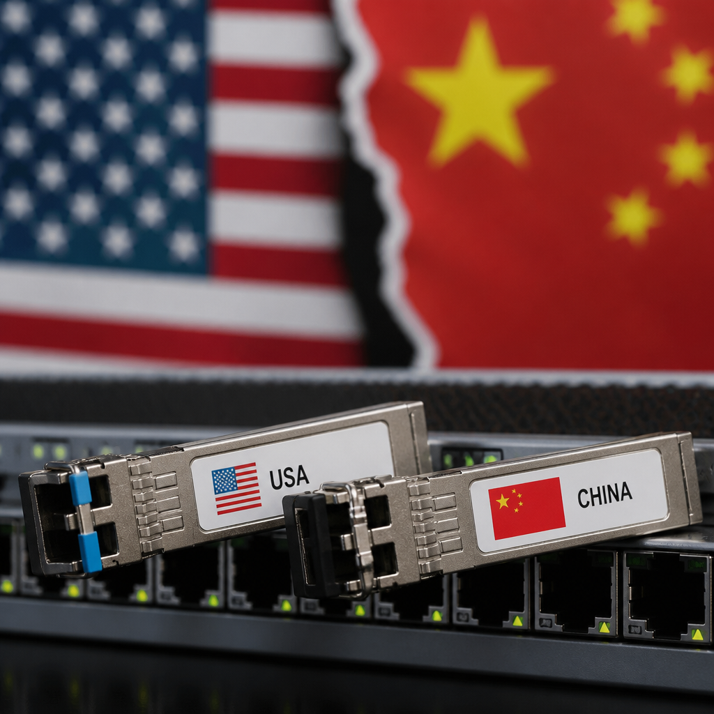 The Implications of a US Ban on Chinese Optical Transceivers in the Tech Industry